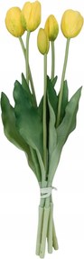 5 db sárga tulipán csokor 40 cm CX0560