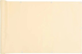 vidaXL krémszínű PVC belátás elleni erkélyparaván 700x120 cm