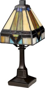 Elstead tiffany asztali lámpa victory & holmes antik bronz elsqz-holmes-tl