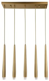 Aranyszínű függőlámpa Agusta – Squid Lighting