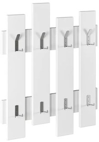 Fali akasztó WAVE 81x64 cm fehér