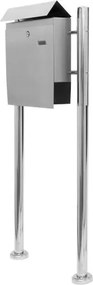STILISTA Acél postaláda állvánnyal 37 x 36 x 9 cm