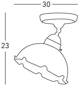 Kolarz 731.10.26 - Spotlámpa NONNA 1xE27/75W/230V zöld