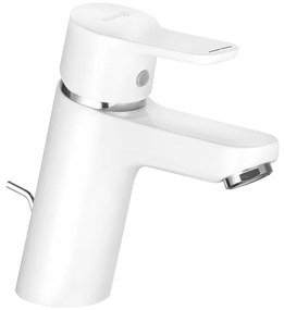 KLUDI Pure&amp;Easy 70 mosdó csaptelep, egykaros, aut.leeresztőszeleppel, fehér/króm