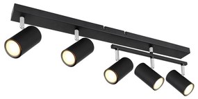 Globo 57911-5B - spotlámpa ROBBY 5xGU10/35W/230V fekete