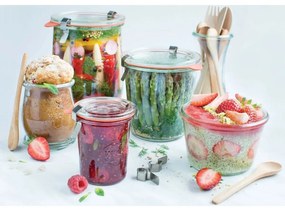 Weck Sturz 6 db-os befőttesüveg-készlet, 370 ml, tartozékokkal, átmérő 100 mm