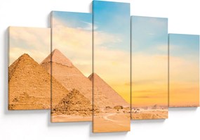 Az egyiptomi piramisok képe (150x105 cm)