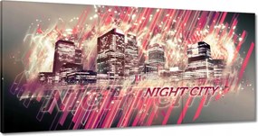 Festmények 120x60 City at night