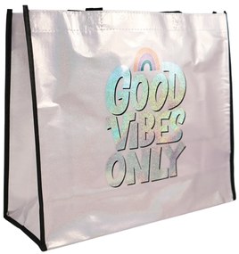Bevásárlótáska SHOP & GO 37 cm - több változat Változat: Good Vibes Only