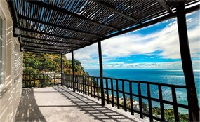 Háttérkép Erkély Tenger Kilátás Pihenés 250x175 Mediterrán stílus Otthon +ragasztó