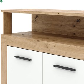 BLAGO komód 190 cm – artisan tölgy/fehér
