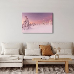Kép - Fák a hótakaró alatt (90x60 cm)