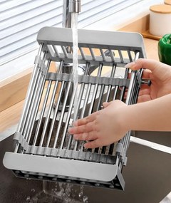 Teleszkópos csöpögtető mosogatóhoz szürke