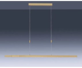 Paul Neuhaus 2568-60 - LED dimmelhető csillár zsinóron ADRIANA LED/14W/230V réz