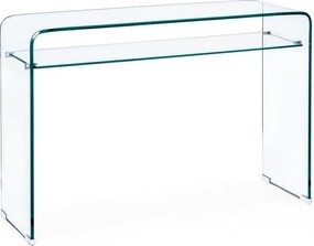 Üveg konzolasztal 35x110 cm Iride – Bizzotto
