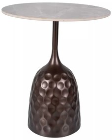 Bezier dohányzóasztal, szürke / bronz