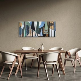 Kép - Természetes geometriai absztrakció II. (120x50 cm)