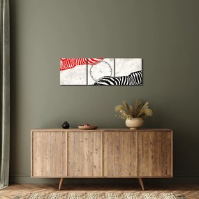 Kép - Zebrák (órával) (90x30 cm)