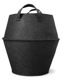 Megeve fekete tárolókosár - Compactor