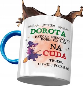 Kék Bögre Dorottya Feleség Barátnő Ajándék Nyomtatott Fotóval