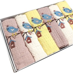 BIRDS konyhai edénytörlő 6db 40x60cm