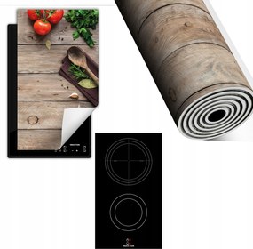 Indukciós Védőszőnyeg Konyhapult 30x52 Paradicsom fa