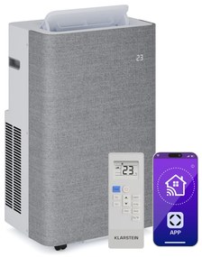 Klarstein AireLux hordozható légkondicionáló, 14.000 BTU, Okos vezérlés, Modern