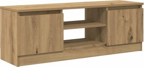 vidaXL kézműves tölgy színű szerelt fa TV-szekrény 102x30x36 cm