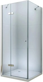 Mexen Roma zuhanykabin 105x50cm, 6mm üveg, króm profil-átlátszó üveg, 854-105-050-01-00