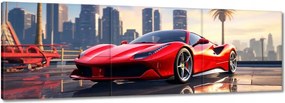 Vászonkép 150x50 Piros Ferrari