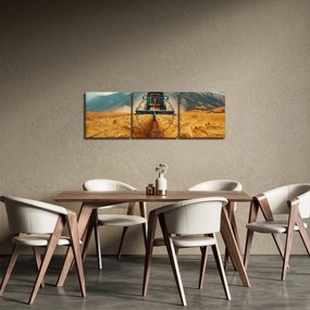 Kép - Zemedelec (órával) (90x30 cm)