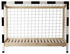 Gyerekágy  90 cm Facilmente (természetes + fehér + fekete) (ágyráccsal)  (tárolóhellyel). 1116345