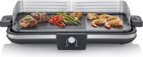 Severin PG 8564 - Asztali elektromos grillsütő 2300W/230V 50x30 cm fekete