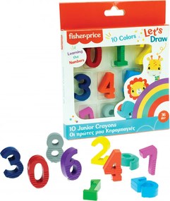 Fisher-Price Let's Draw számos zsírkréta 10 db-os