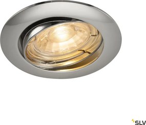 SLV PIKA 1000719 Beépíthető spotlámpa 1x50W/GU10 IP20