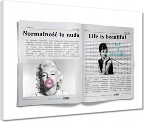 Vászonkép 40x30 Audrey és Marilyn