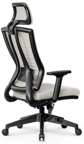 Ello ergonomikus szövet irodai forgószék deréktámasszal, fejtámasszal