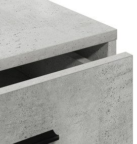 Oldalszekrény Beton Szürke 40x41x75 cm Forgácslap