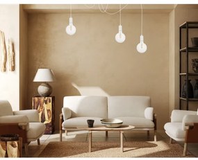 Csillár zsinóron MIROS 3xE27/60W/230V pók fehér