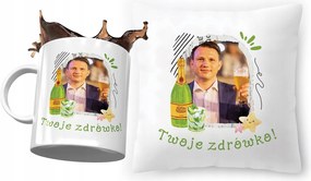 Sławomir Mentzen párna bögre szett Ajándék fényképes nyomtatással