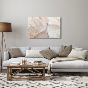 Kép - Bézs levelek (90x60 cm)