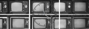 Kép - Retro TV (órával) (90x30 cm)