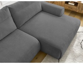 Szürke sarokkanapé Aden – Bobochic Paris