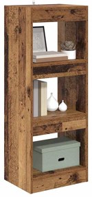 Könyvespolc Régi fa 40 x 30 x 103 cm Faanyag