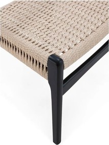 Fekete kaucsukfa étkezőszék szett 2 db-os Biel – MOME