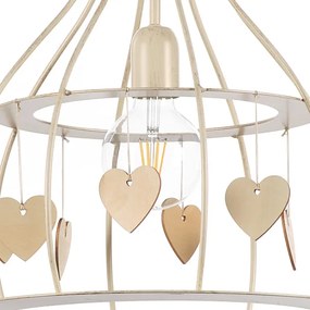 ONLI - Csillár zsinóron LEONILDE 1xE27/15W/230V bézs