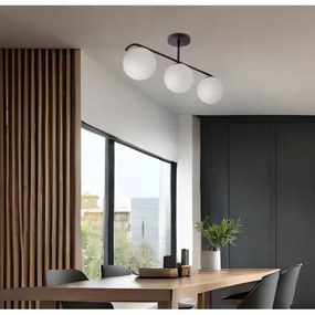 Csillár rúdon AMADEO 3xE14/40W/230V fekete