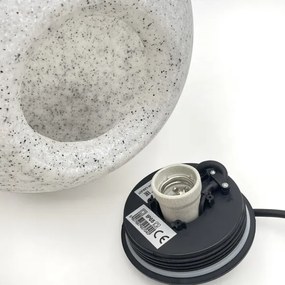 Kültéri dekoratív lámpatest LUMISTONE 1xE27/15W/230V IP65, átmérő 28 cm