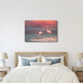 Flamingók képe (90x60 cm)