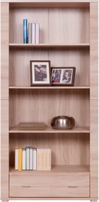 Könyvespolc typ 7, sonoma tölgy, GRAND